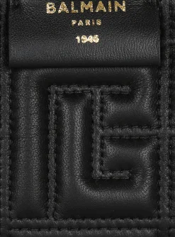 1945 Leather Card Holder-Balmain Store