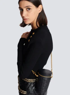 1945 Quilted Leather Minaudi&egrave;re Bag-Balmain Clearance