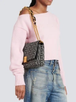 1945 Soft Bag With Jacquard Monogram-Balmain Fashion