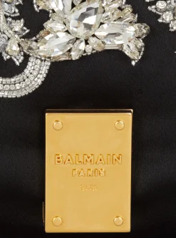 1945 Soft Embroidered Satin Clutch-Balmain Clearance
