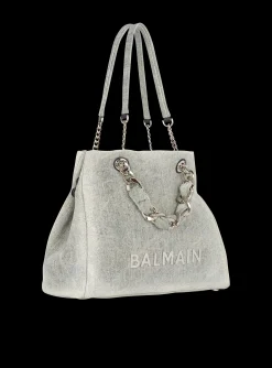 1945 Soft Faded Denim Tote Bag-Balmain Clearance