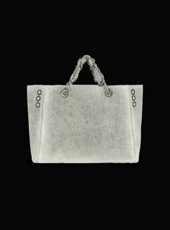 1945 Soft Faded Denim Tote Bag-Balmain Clearance