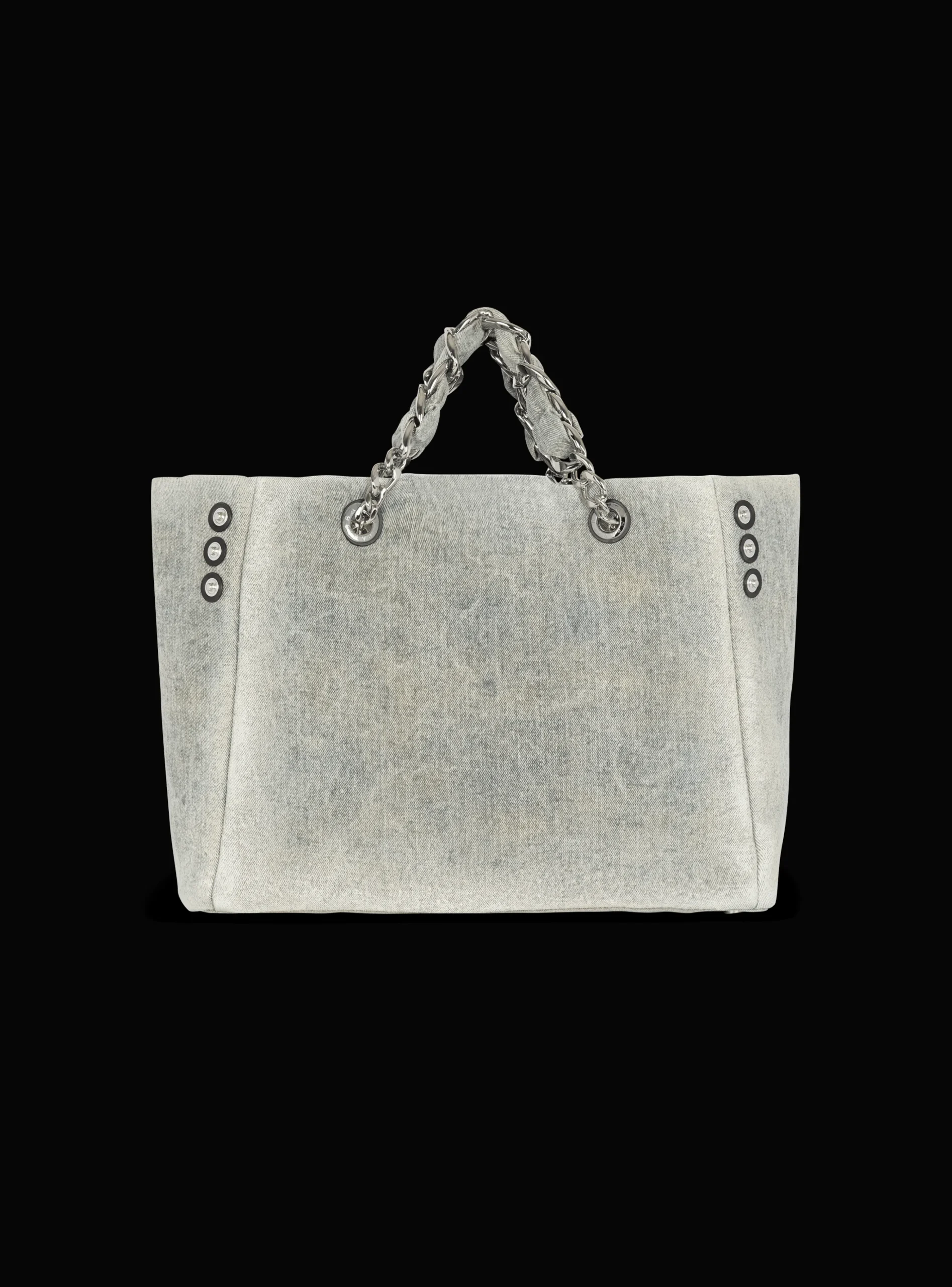1945 Soft Faded Denim Tote Bag-Balmain Clearance