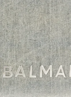 1945 Soft Faded Denim Tote Bag-Balmain Clearance