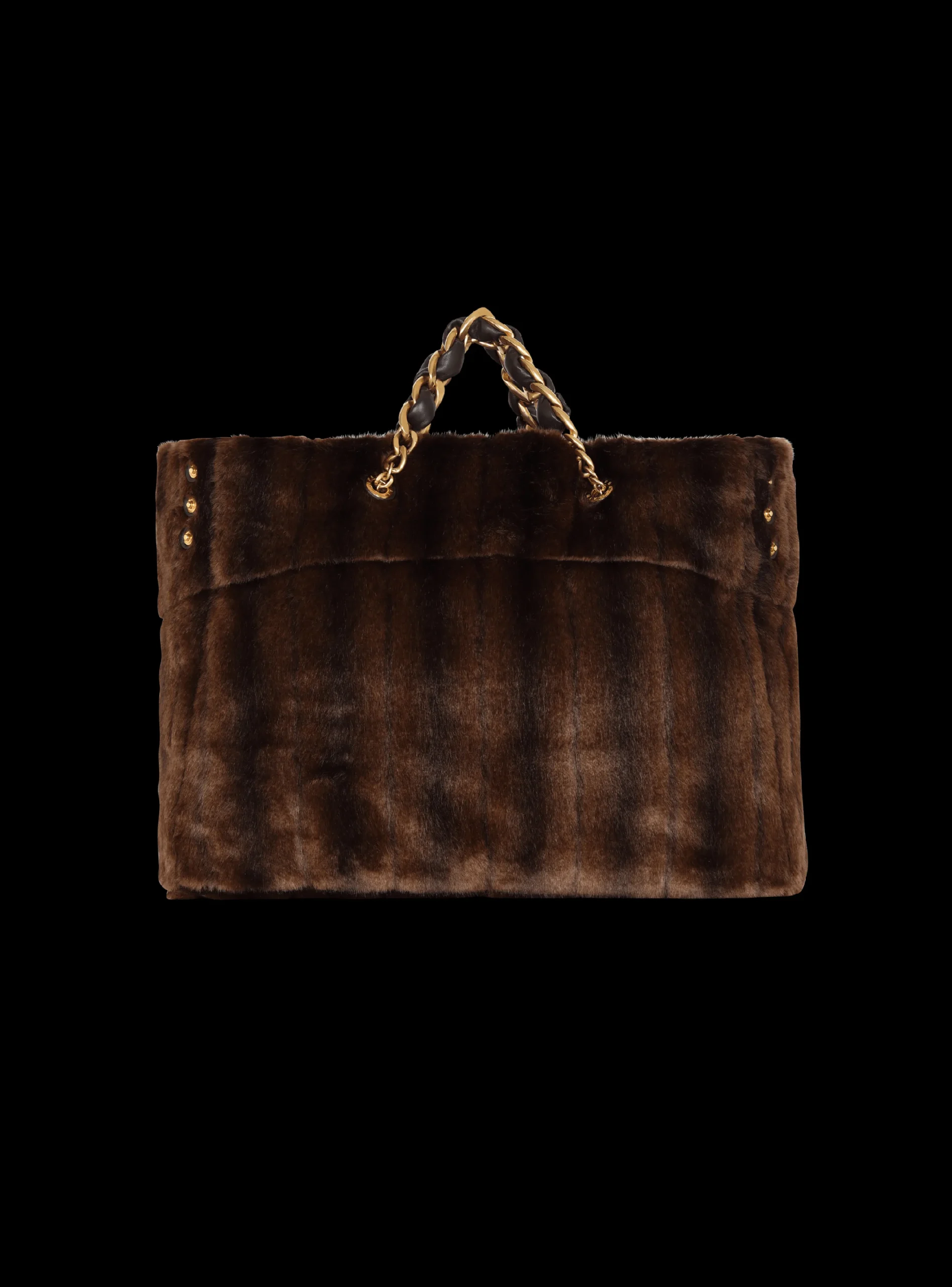 1945 Soft Faux Fur Tote Bag-Balmain Shop