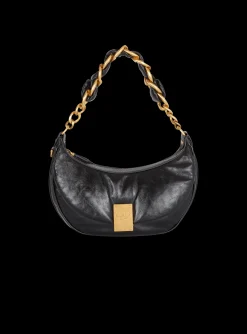 1945 Soft Hobo Bag In Crinkled Leather-Balmain Cheap