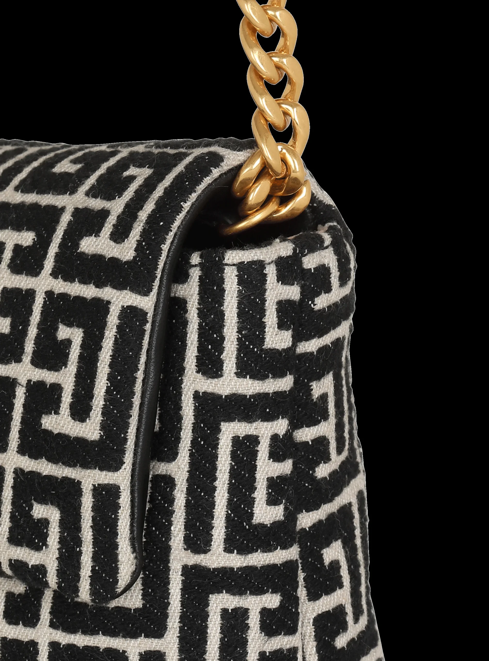 1945 Soft Mini Bag With Jacquard Monogram-Balmain Shop
