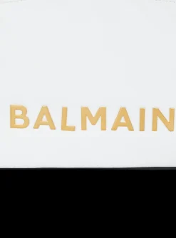 1945 Soft Tote Bag In Embossed Calfskin With A Grid Motif-Balmain Best Sale