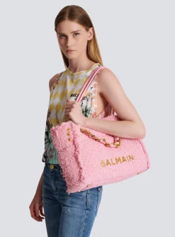 1945 Soft Tweed Tote Bag-Balmain Cheap