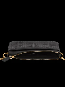 1945 Soft Zipped Mini Bag In Embossed Grained Calfskin With A PB Labyrinth Monogram-Balmain Cheap