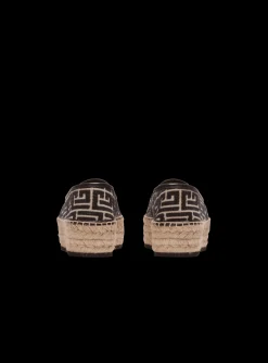Alex Espadrilles With Jacquard Monogram-Balmain Cheap