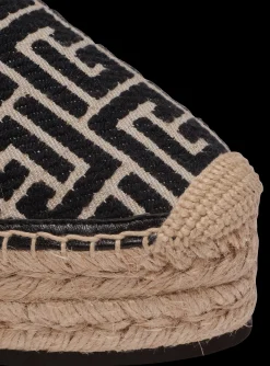 Alex Espadrilles With Jacquard Monogram-Balmain Cheap