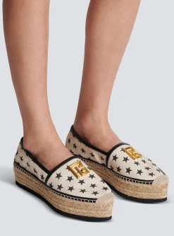 Alex Star Print Espadrilles-Balmain Clearance