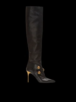Alma Leather Boots-Balmain Fashion
