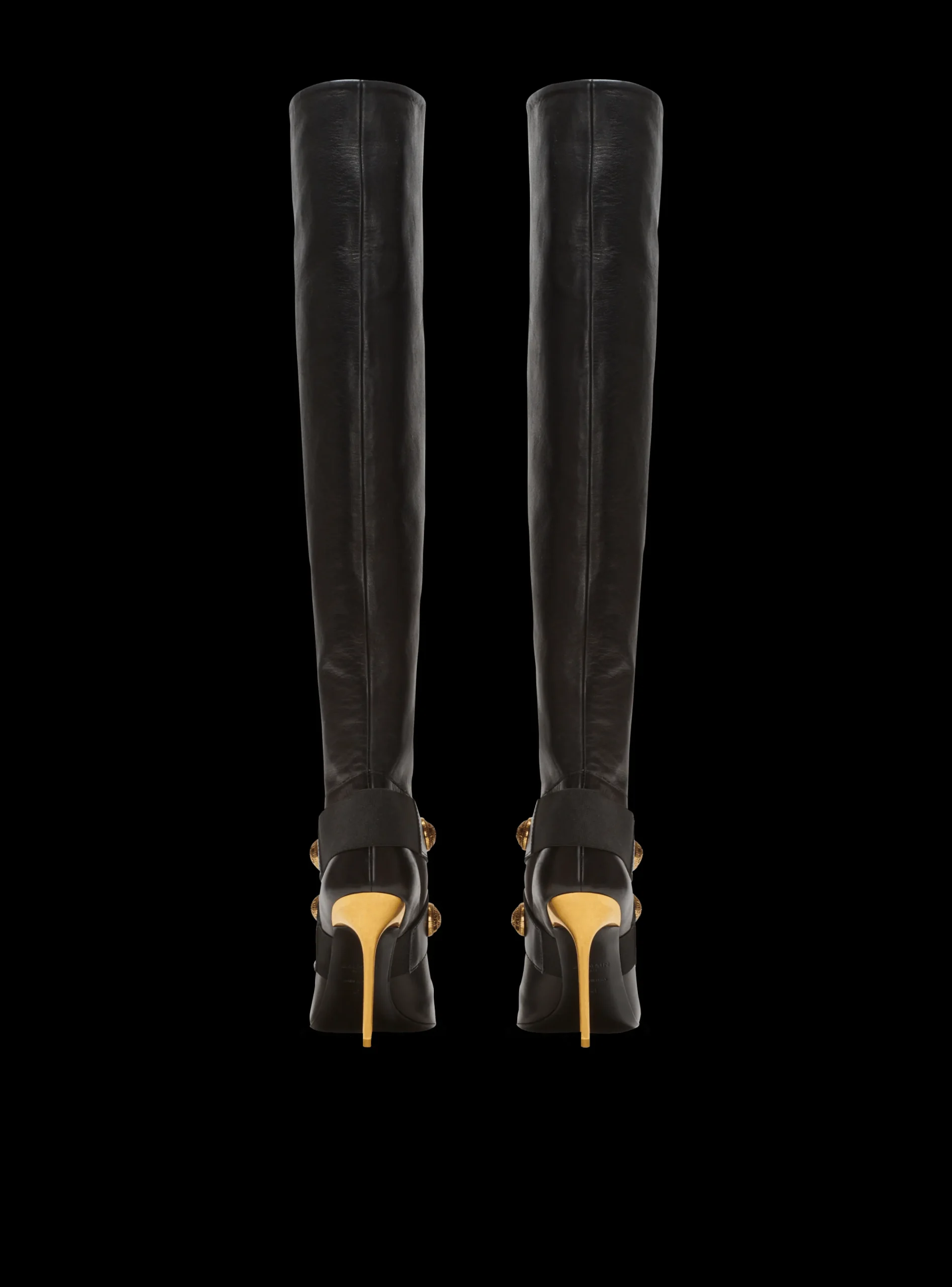 Alma Leather Boots-Balmain Fashion
