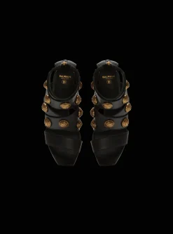 Alma Leather Sandals-Balmain Clearance