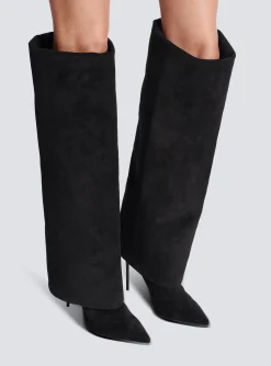 Ariel Suede Boots-Balmain Best