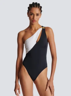 Asymmetric Swimsuit-Balmain Sale