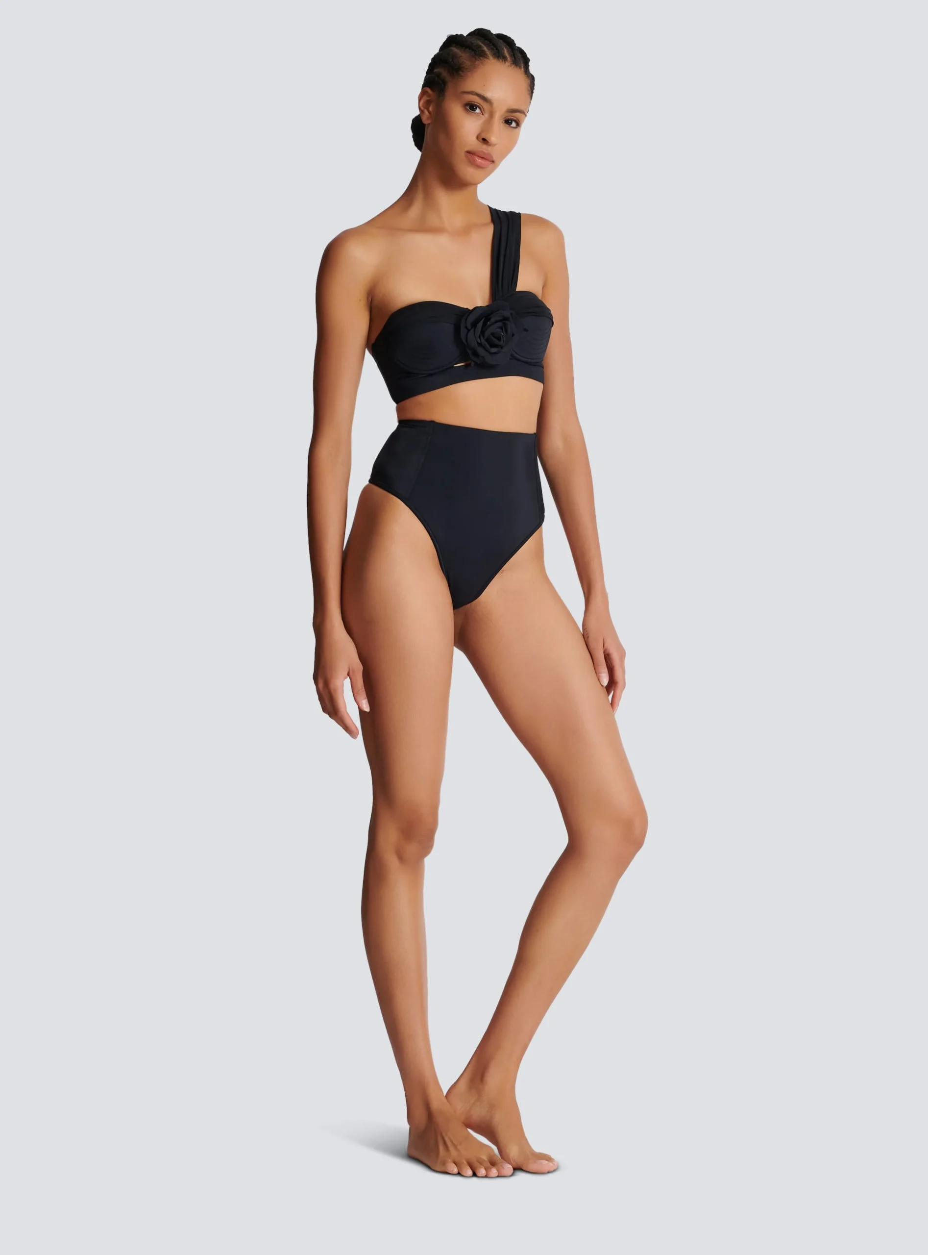 Asymmetric Two-piece Swimming Costume-Balmain Best