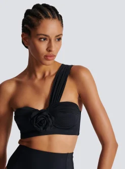 Asymmetric Two-piece Swimming Costume-Balmain Best