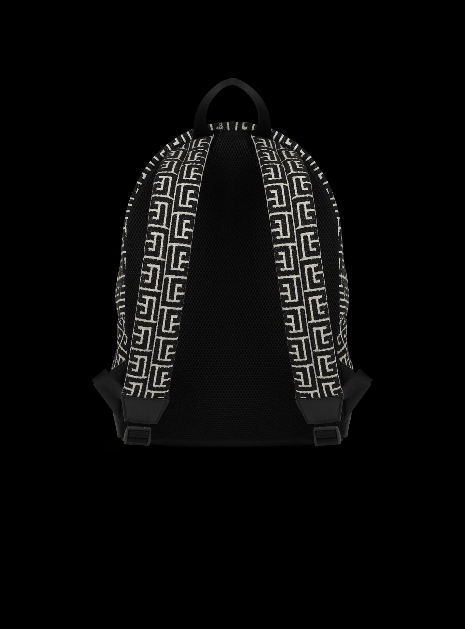 Backpack With Jacquard Monogram-Balmain Hot