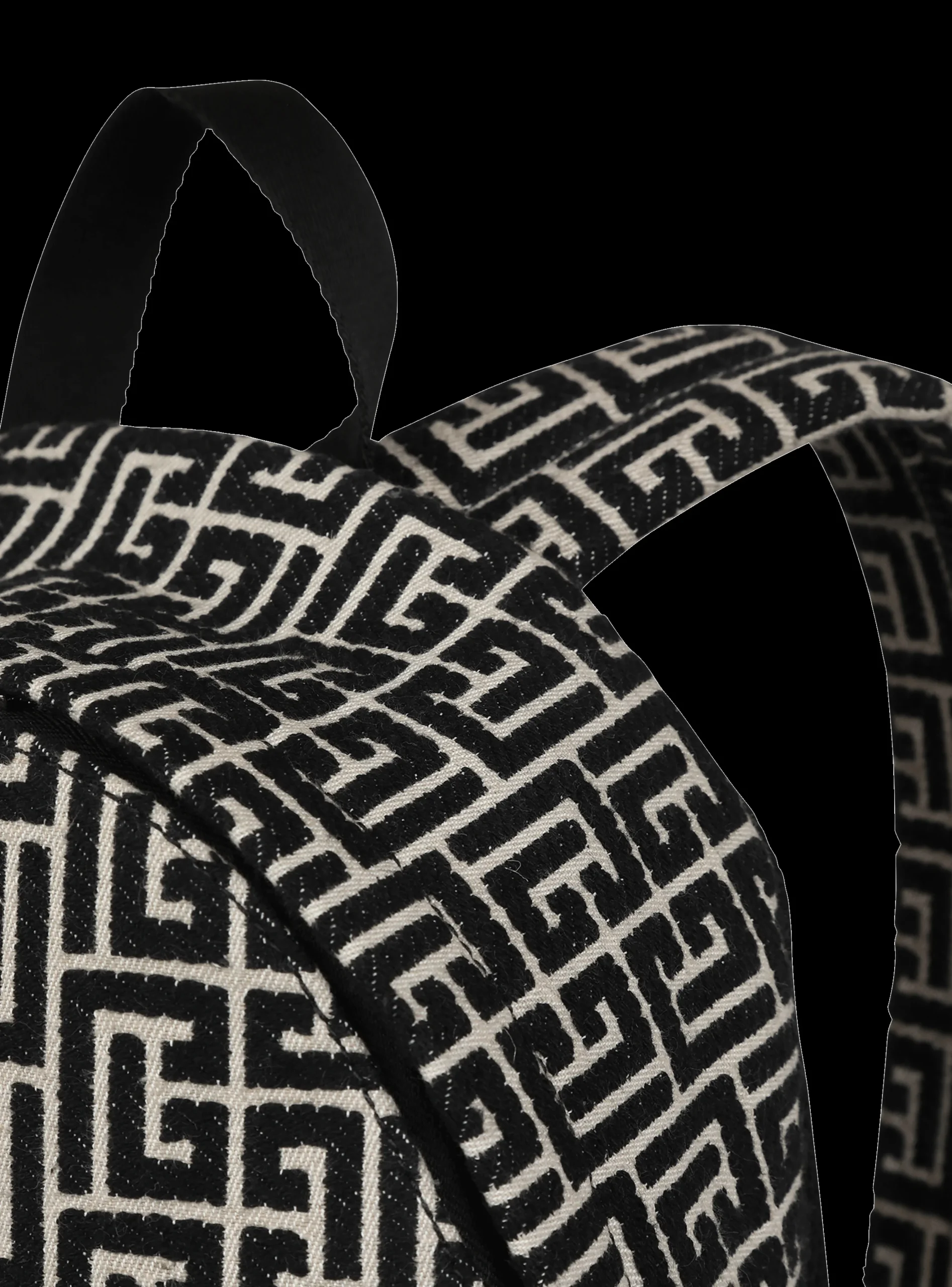 Backpack With Jacquard Monogram-Balmain Hot