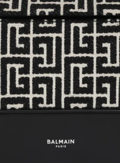 Backpack With Jacquard Monogram-Balmain Hot