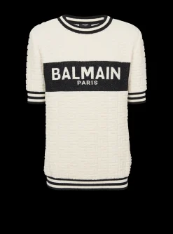 Cotton Terry T-shirt-Balmain Best Sale
