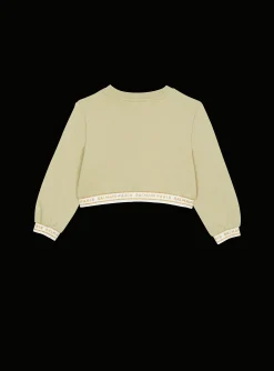 Cropped Sweatshirt With Elastic-Balmain Shop