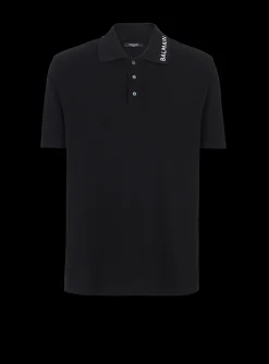 Embroidered Polo Shirt-Balmain Hot