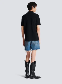 Embroidered Polo Shirt-Balmain Hot