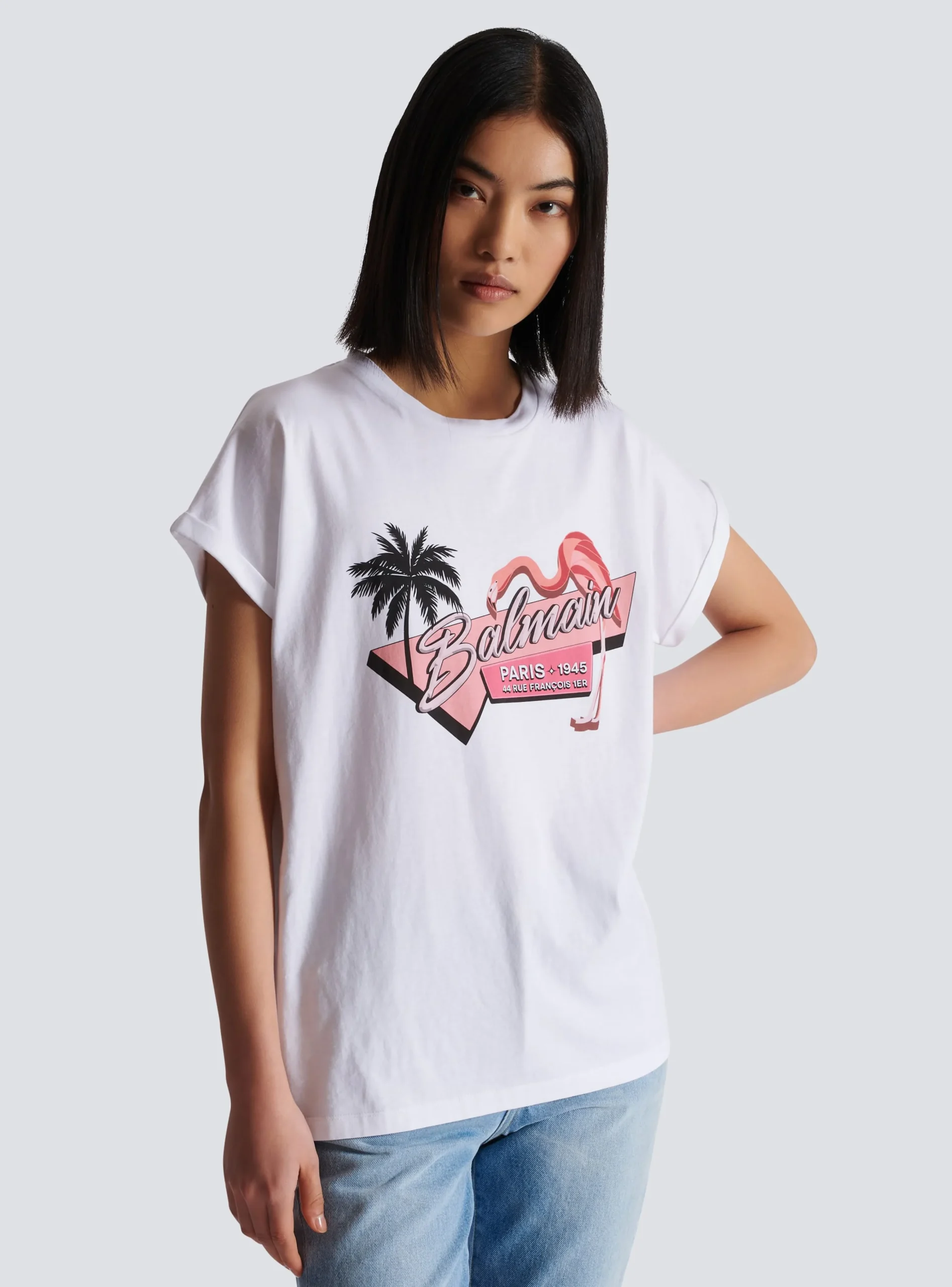 Flamingo T-shirt-Balmain New