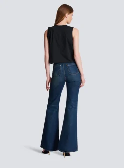 Flocked Tank Top-Balmain Cheap
