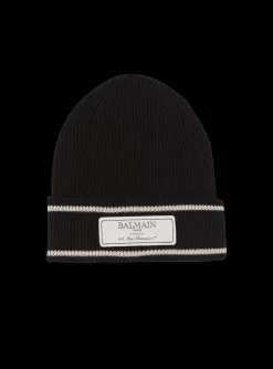 Label Beanie-Balmain Flash Sale