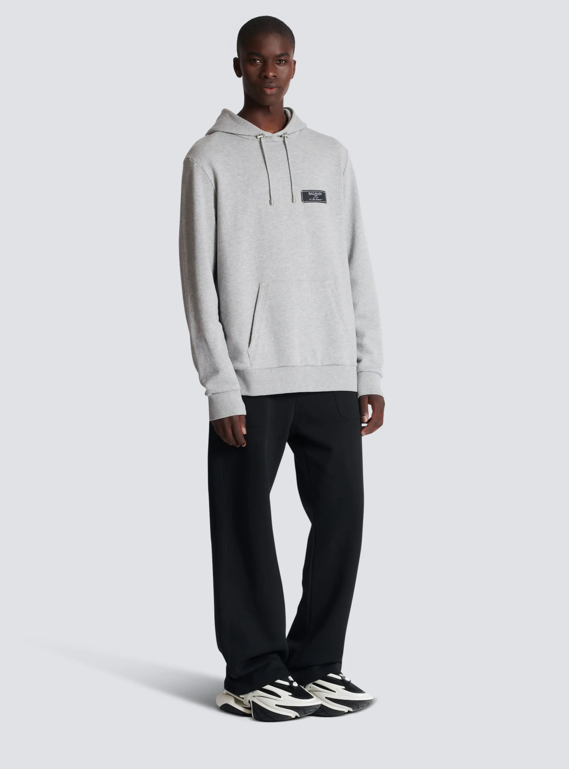 Label Hoodie-Balmain Online