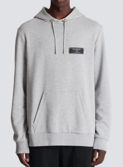 Label Hoodie-Balmain Online
