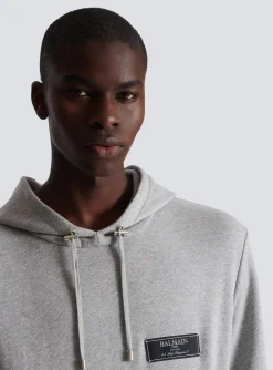 Label Hoodie-Balmain Online