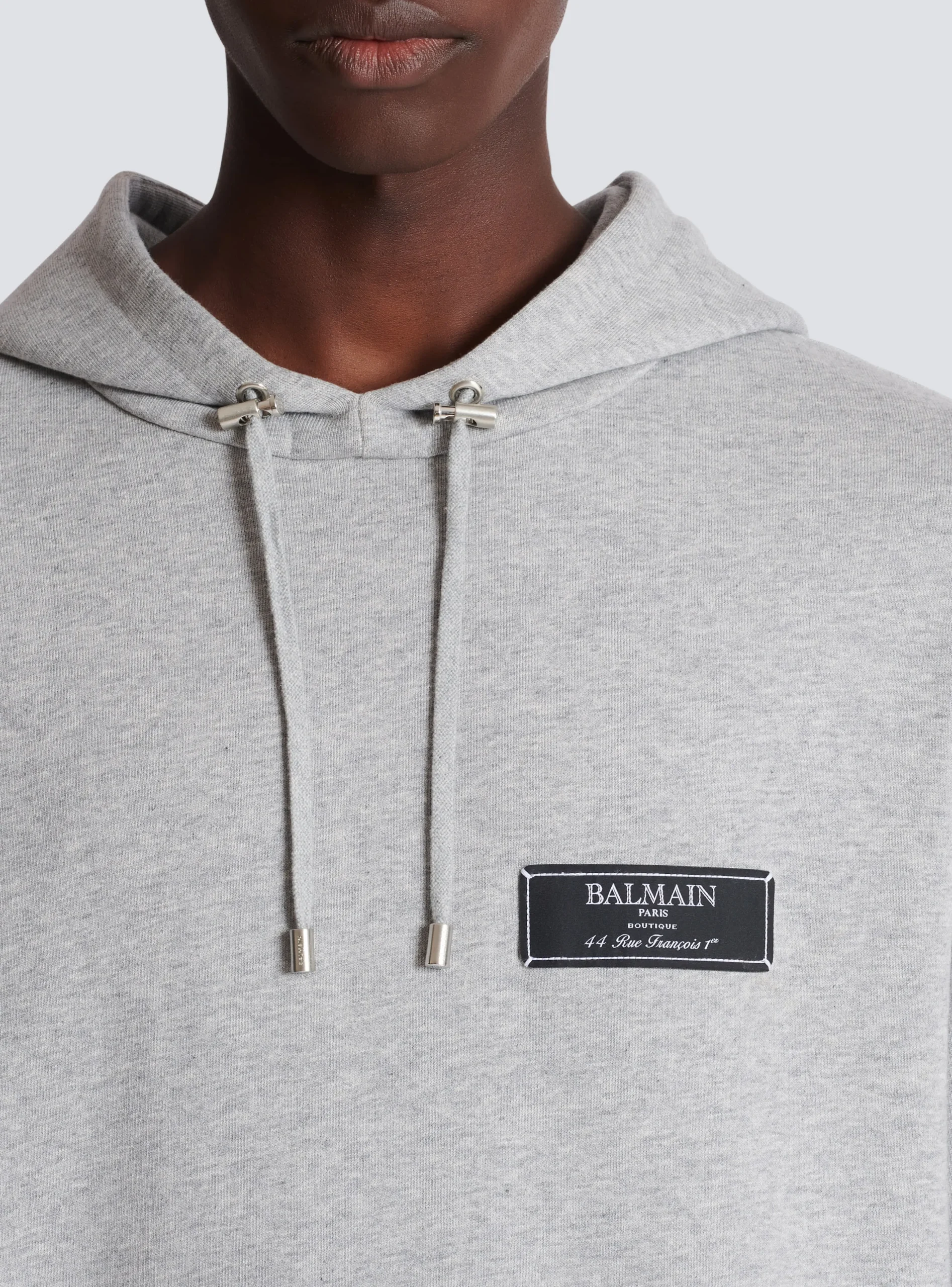 Label Hoodie-Balmain Online