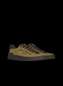 Logo Print Canvas B-Court Sneakers-Balmain New