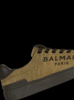 Logo Print Canvas B-Court Sneakers-Balmain New