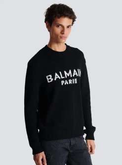 Merino Wool Jumper-Balmain Clearance