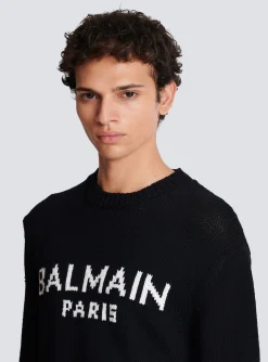 Merino Wool Jumper-Balmain Clearance