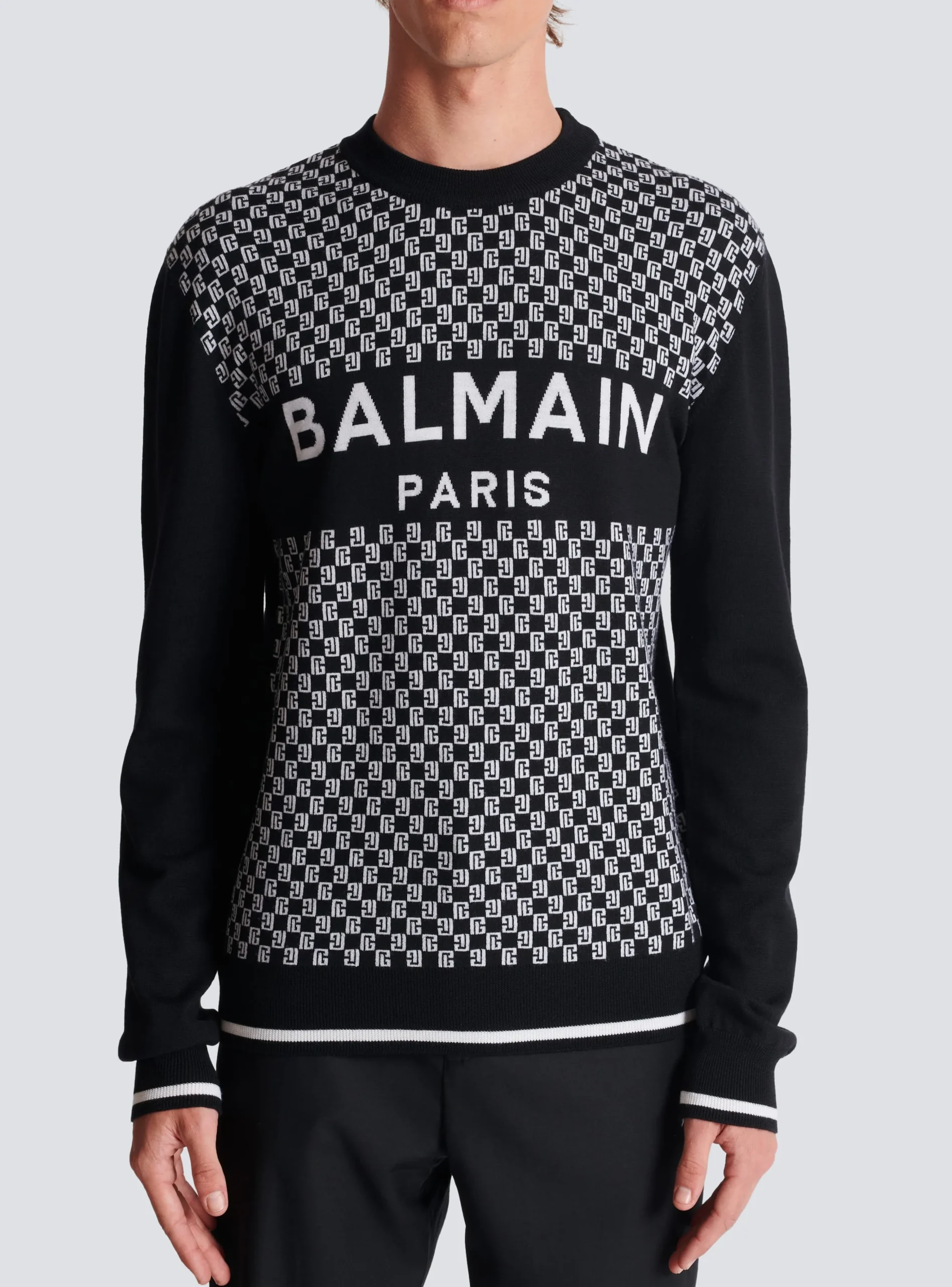 Mini Monogram Jumper-Balmain Online