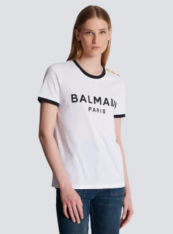 Paris 3-button T-shirt-Balmain Clearance