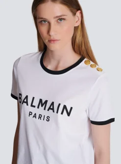 Paris 3-button T-shirt-Balmain Clearance