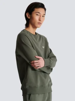 Paris Flocked Sweatshirt-Balmain Discount