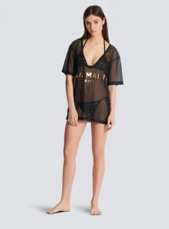 Paris Mesh T-shirt-Balmain Fashion