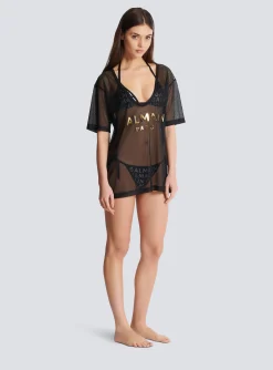 Paris Mesh T-shirt-Balmain Fashion