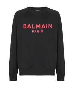 Paris Printed Sweatshirt-Balmain Sale
