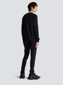 Paris Printed Sweatshirt-Balmain Sale